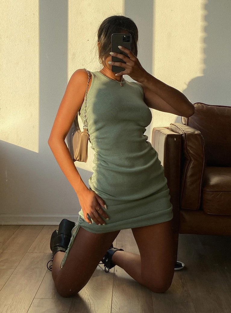 knee length dresses for ladies Perfect Always Linen Mini Dress main image 1