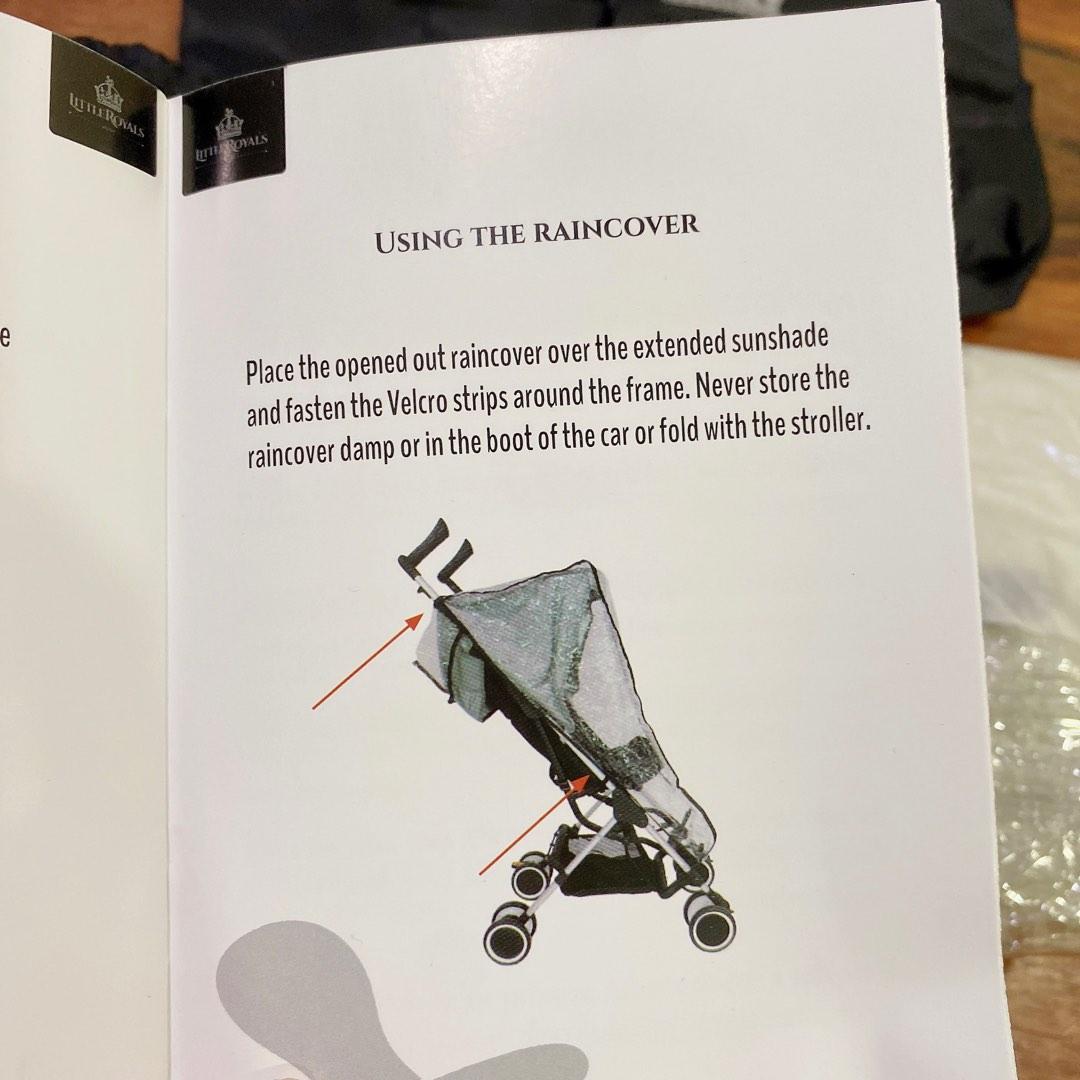 Little Royals Windsor Stroller Climate Hood Raincover