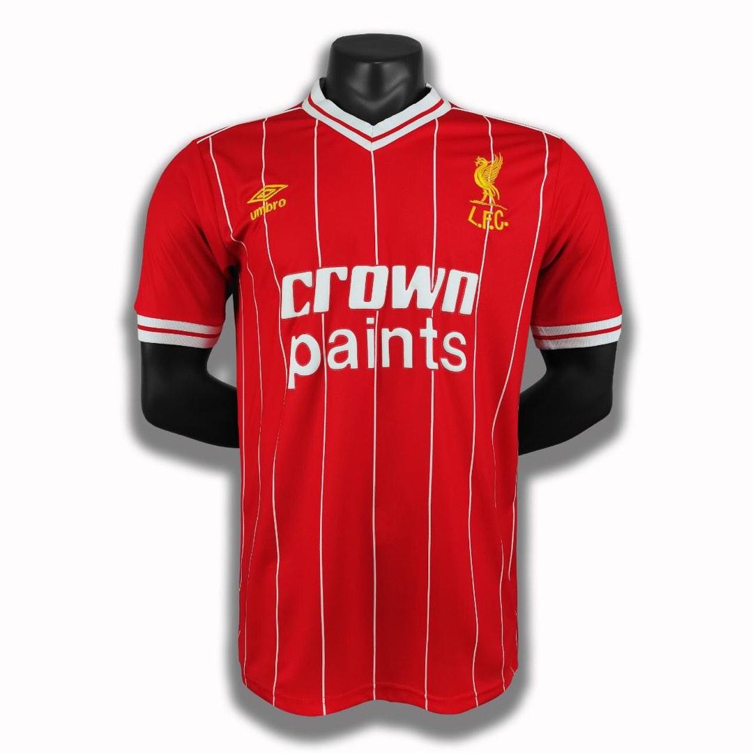 Liverpool Home Retro kit 81 84 Men s Fashion Activewear on Carousell