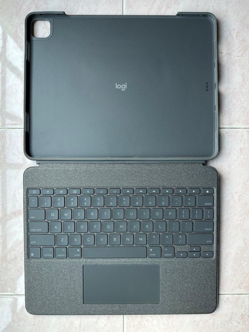 Logitech Combo Touch Keyboard Case for iPad Pro 12.9, Mobile Phones