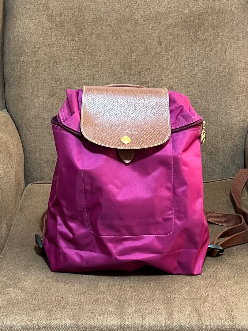 Longchamp original backpack, Women's Fashion, Bags & Wallets, Backpacks