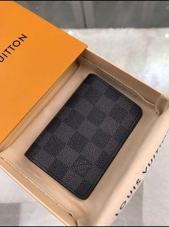 LOUIS VUITTON LV POCKET ORGANIZER MONOGRAM BLACK M61696 ( 7.5cm x 11cm x  7cm ), Men's Fashion, Watches & Accessories, Wallets & Card Holders on  Carousell