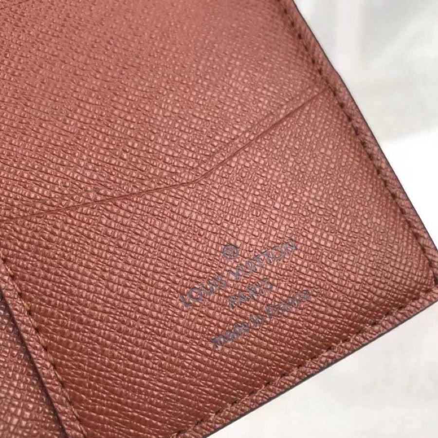  Louis Vuitton M60502 Card Case, Vertical No Gusset, Monogram,  Pocket Organizer, Braun : Clothing, Shoes & Jewelry