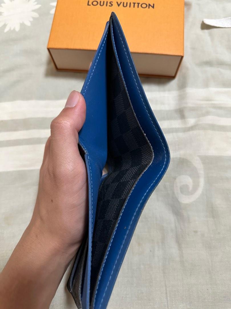 RvceShops Revival  Louis Vuitton Multiple Wallet Blue For Men