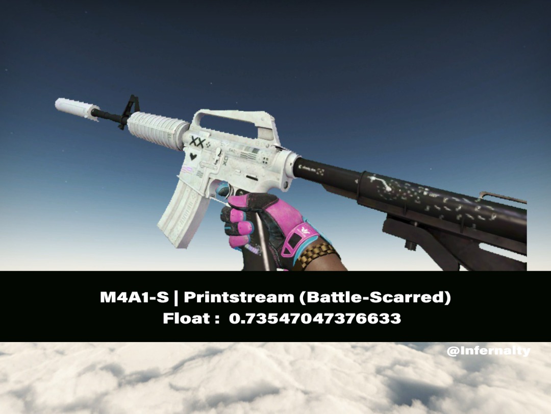 M4A1S Printstream BS CSGO SKINS KNIVES, Video Gaming, Gaming