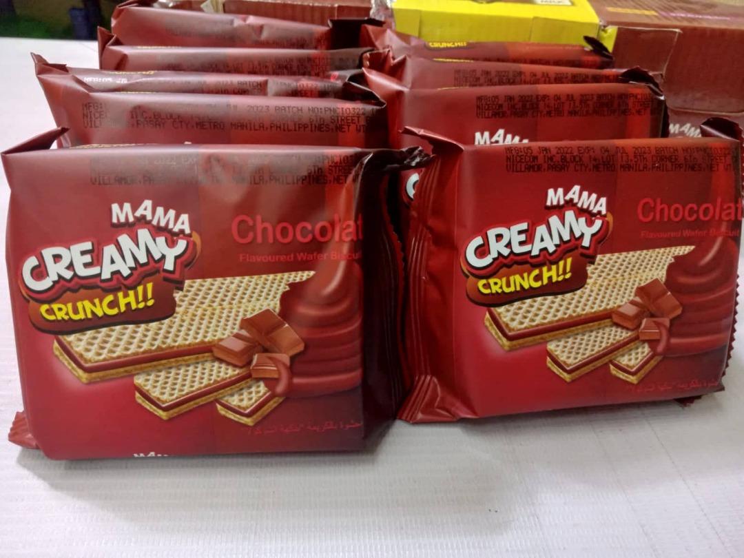 Mama Creamy Crunch Chocolate Wafer Biscuit, Food & Drinks, Other Food ...