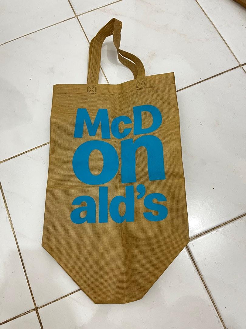 Mcd mcdonald eco tote bag tas spunbond belanja shopping recycle ramah