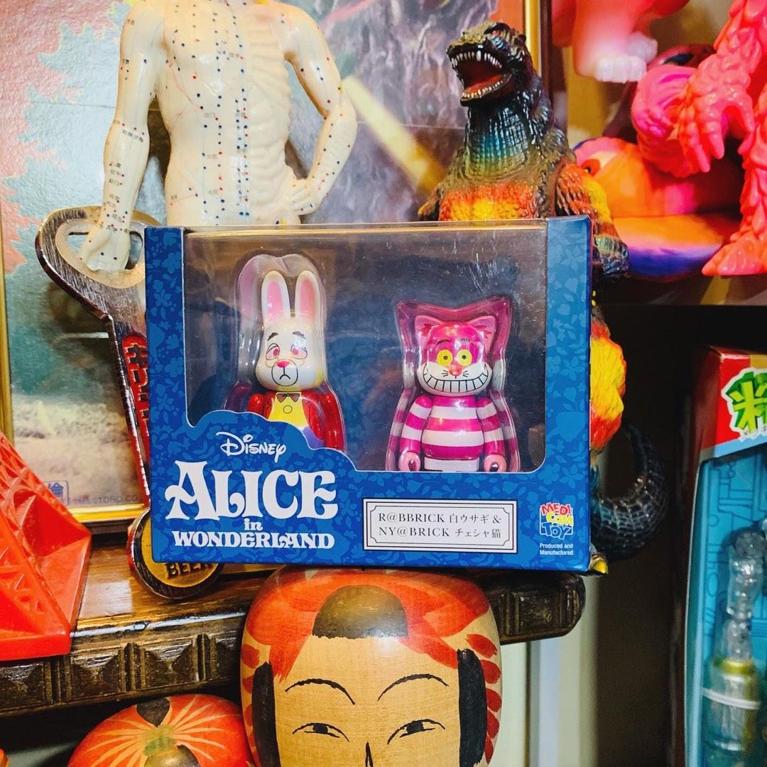 MEDICOM TOY x Disney R@BRICK & NY@BRICK ALICE in WONDERLAND 愛麗絲