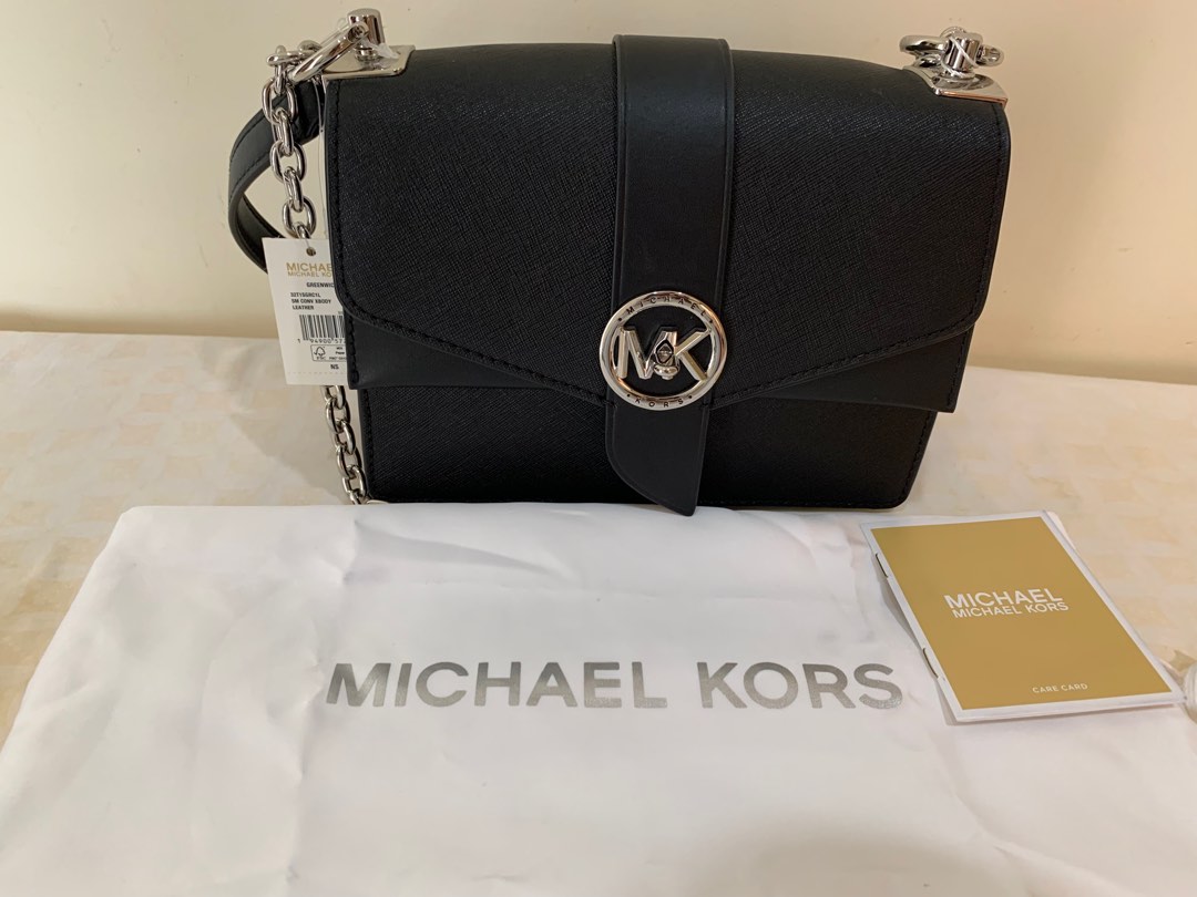 MICHAEL KORS GREENWICH Crossbody Bag Small Saffiano Leather IN Lavender  Mist Overview Unboxing 