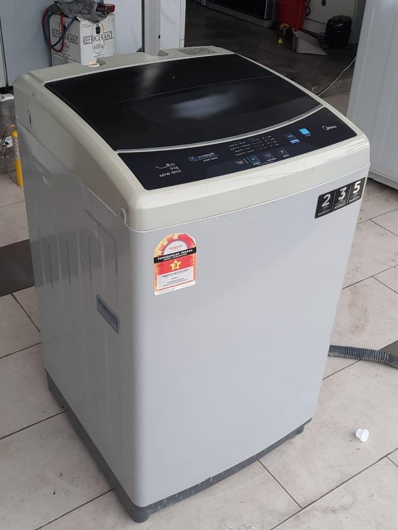 Midea washing machine 9 Kg for sell, TV & Home Appliances, Washing
