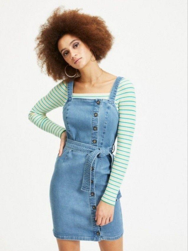 Miss selfridge hot sale dungaree dress