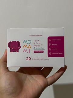 Momami Tooth & Gum Oral Cleansing Wipes 20s