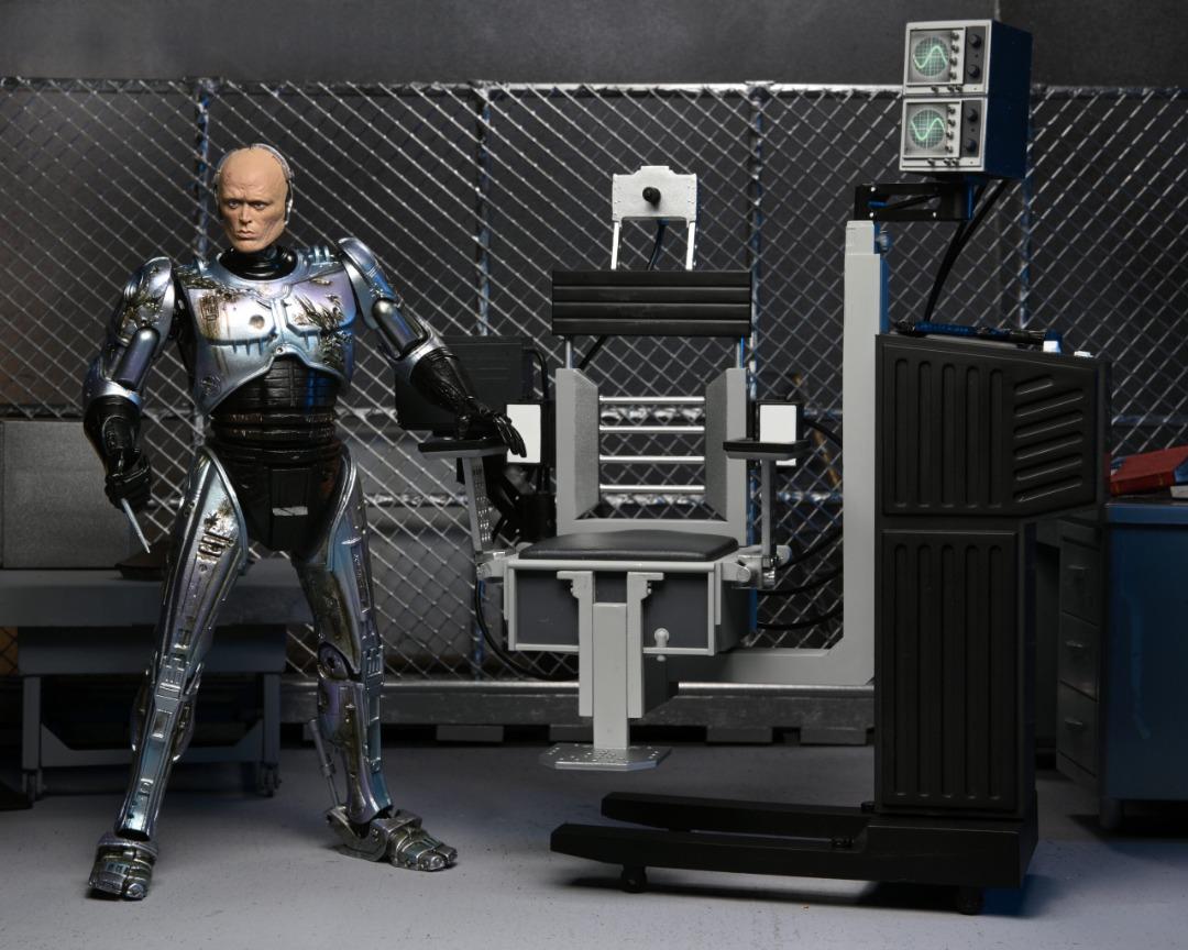 NECA Ultimate Robocop (Category: Figurines & Statues) located in Quezon. Submitted by darwingcyap (Listing ID 1177780034, Image 3). Description: NECA Ultimate Robocop Battle Damage with Chair Item is brand-new mint in sealed box no box issues.