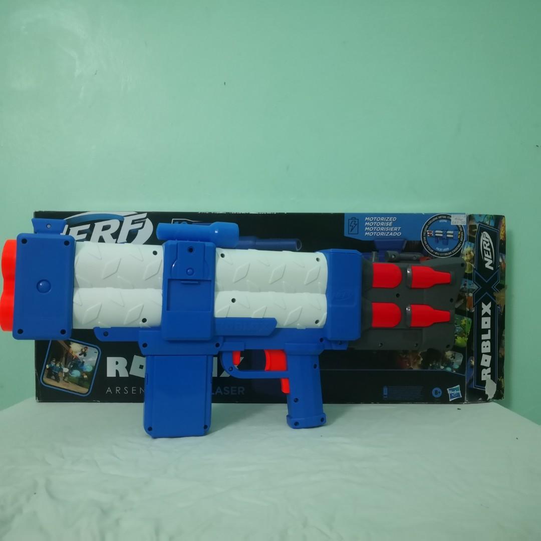 Nerf Roblox Arsenal: Pulse Laser Motorized Dart Blaster, 10 Nerf