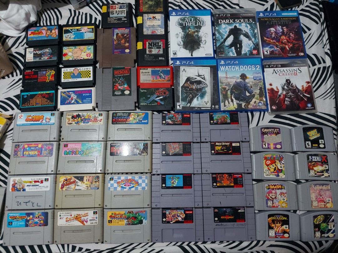 NES,SNES,N64,SEGA,FAMICOM,PS3 & PS4, Video Gaming, Video Games ...