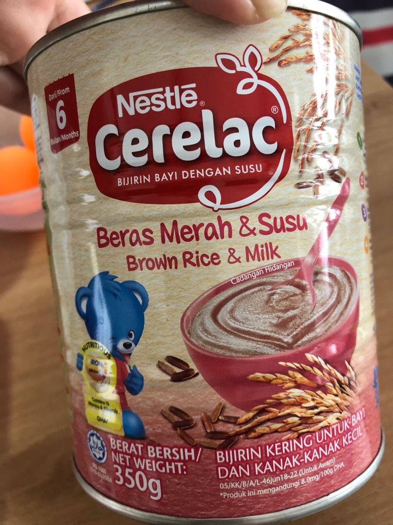 Nestle brown rice & milk, Babies & Kids, Nursing & Feeding, Weaning