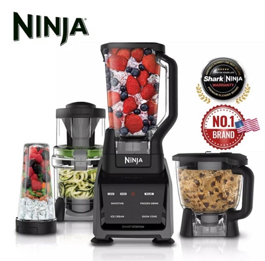 Ninja powerful BPAfree food processor, blender, spiraliser, dough kneading system, TV & Home