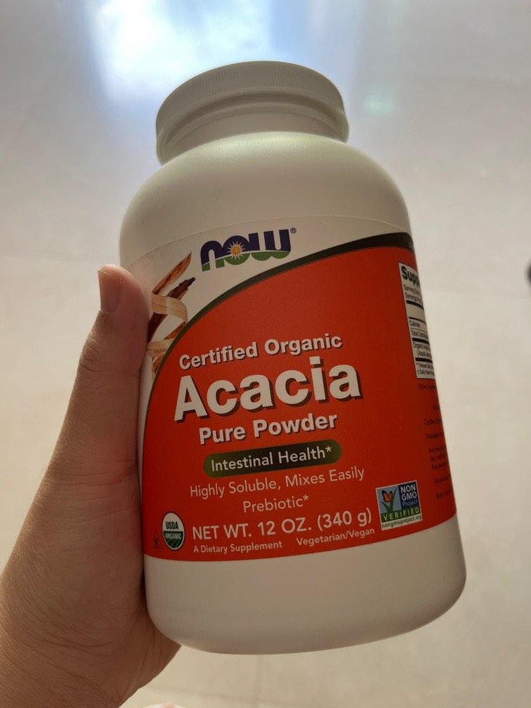 NOW acacia powder, Health & Nutrition, Health Supplements, Vitamins