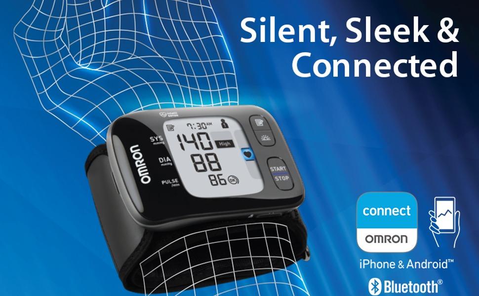 Omron Bluetooth Wrist Blood Pressure Monitor HEM6232T, Health