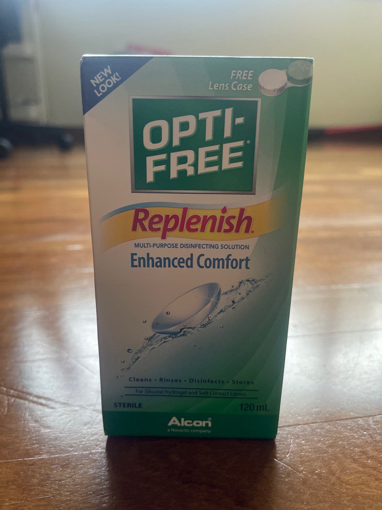 Optifree contact lens solution 120ml, Beauty & Personal Care, Ear Care