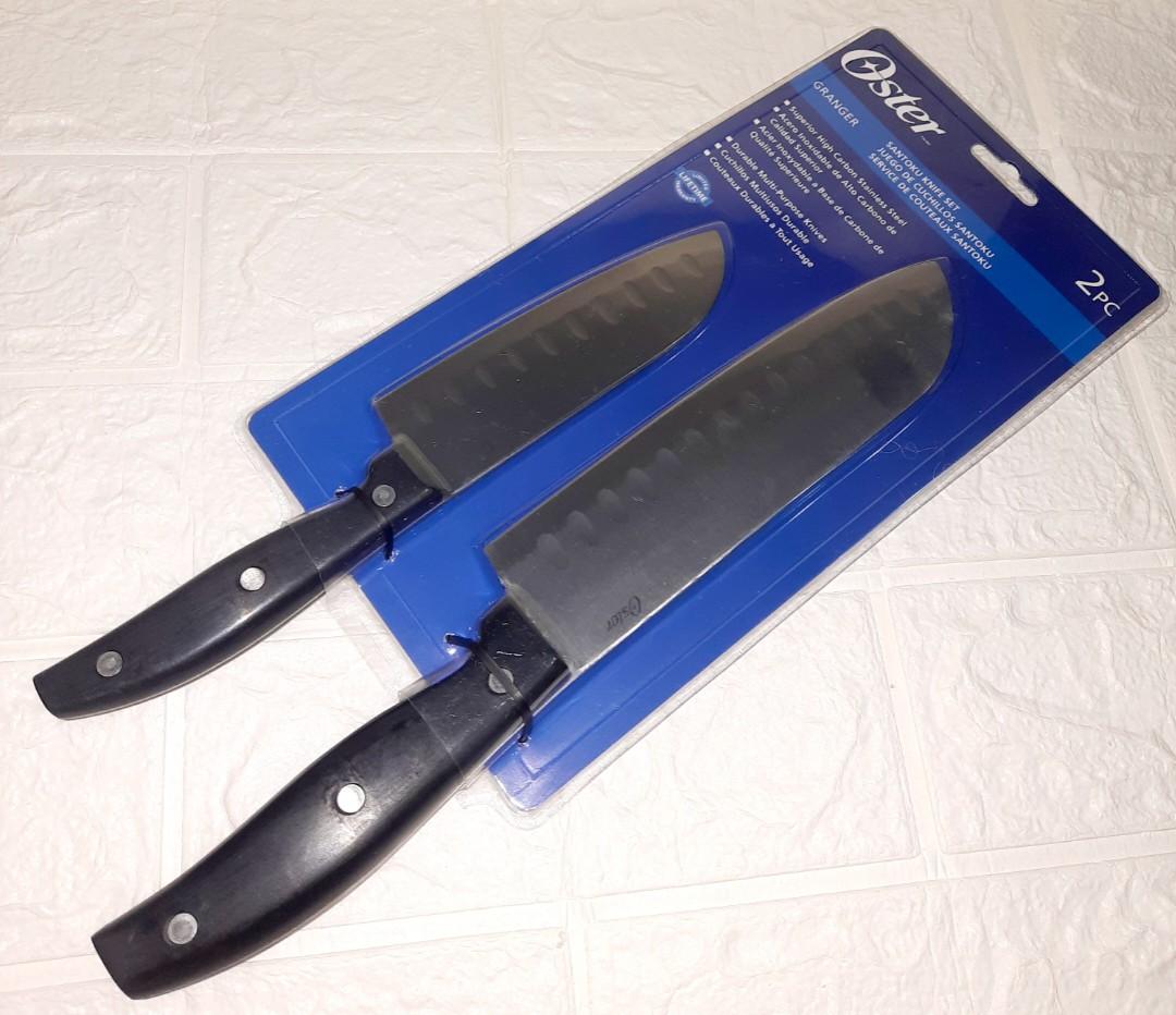 Oster Granger 2 Piece Santoku Knife Set