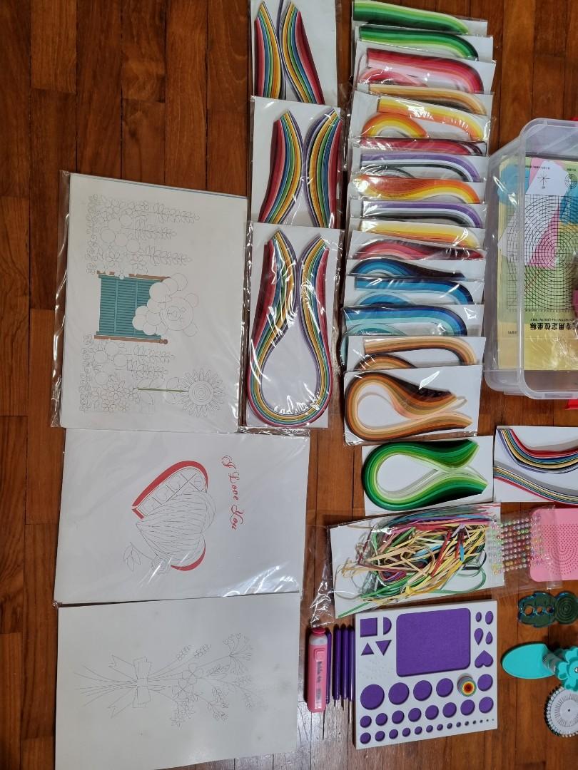 Paper Quilling Set, Hobbies & Toys, Stationery & Craft, Handmade Craft