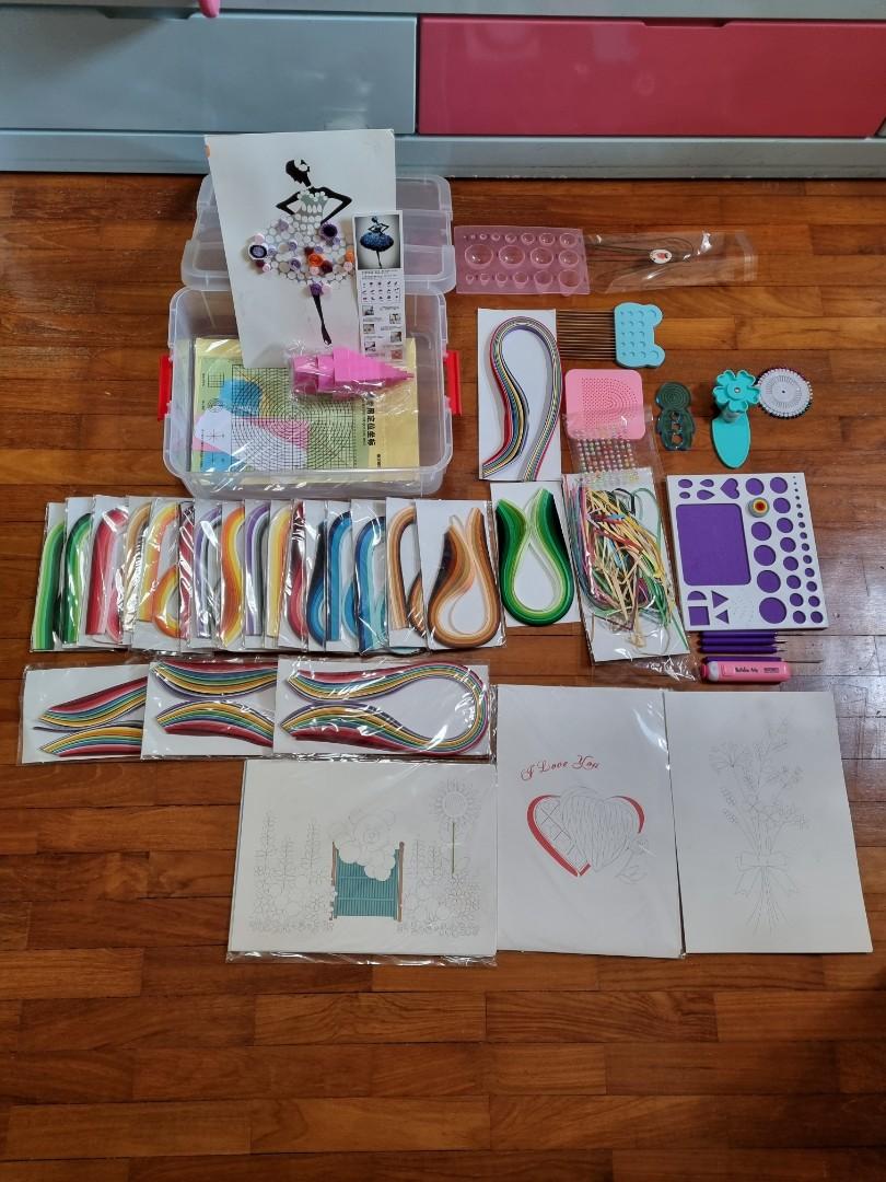 Paper Quilling Set, Hobbies & Toys, Stationery & Craft, Handmade Craft