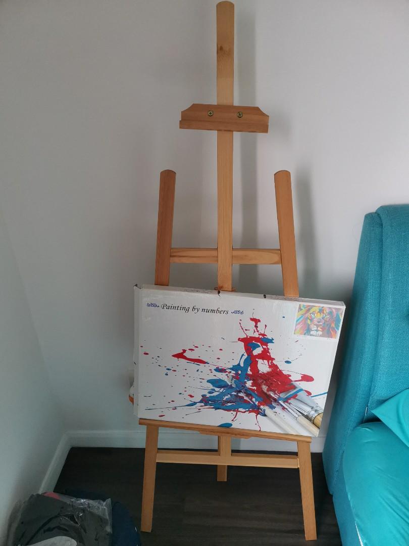 Pine Wood Easel Stand 150cm Art Sketching Drawing Stand with DIY