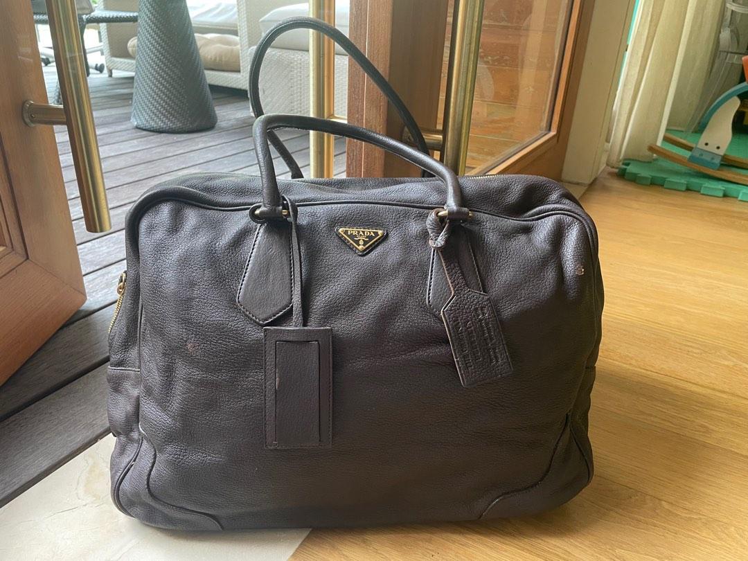 Prada soft hot sale leather bag