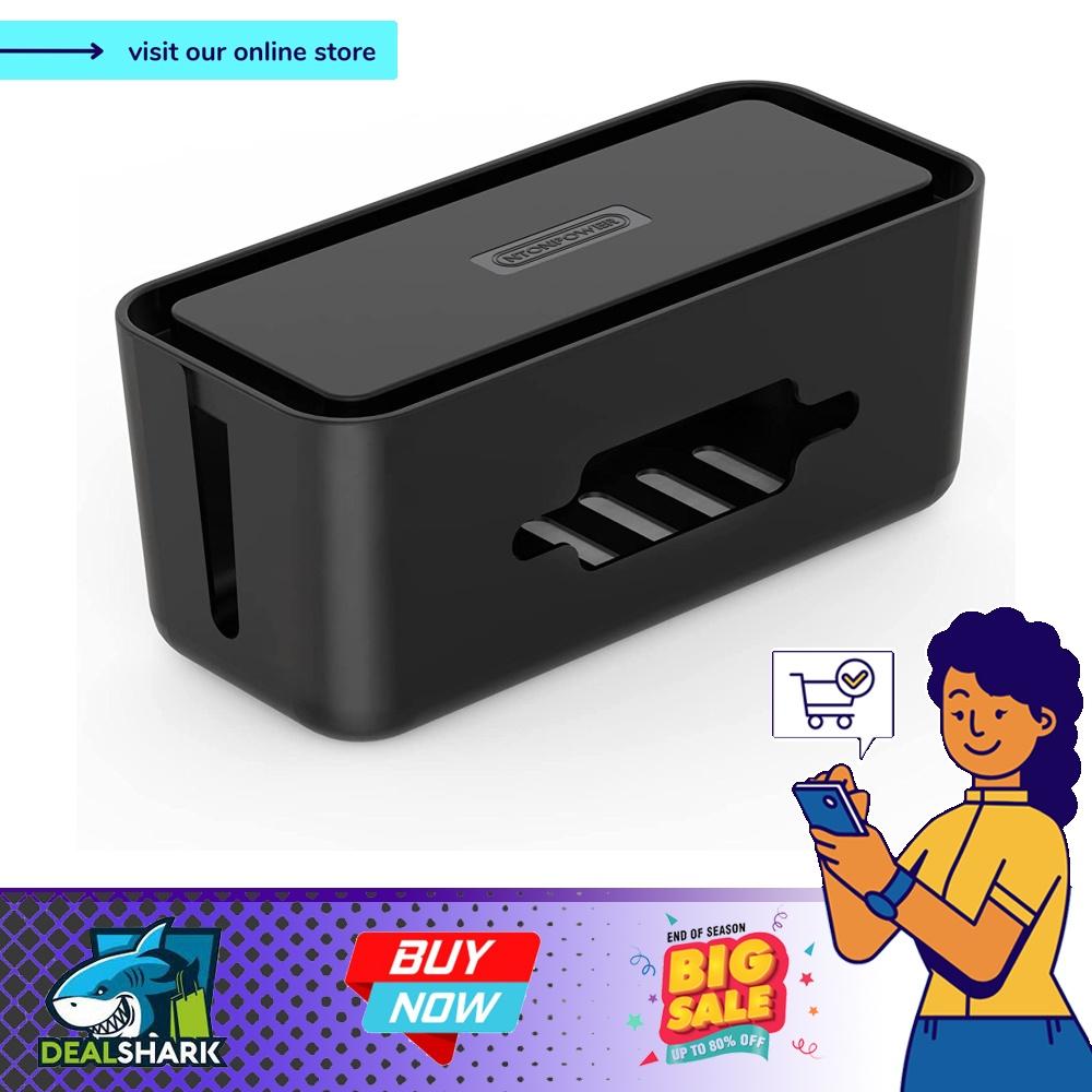 (readystock) Cable Organizer Box with Anti Dust Cover, NTONPOWER Hard ...