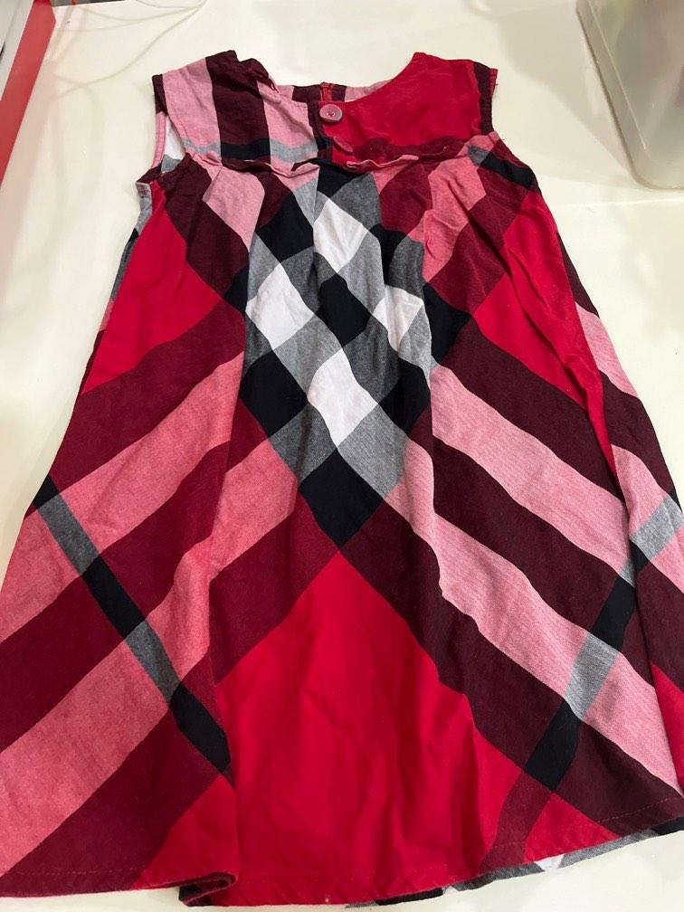 Red Burberry Dress XL XXL