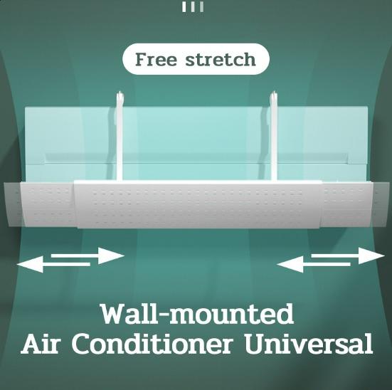 Retractable Adjustable Air Conditioning Baffle Direct Blowing Air