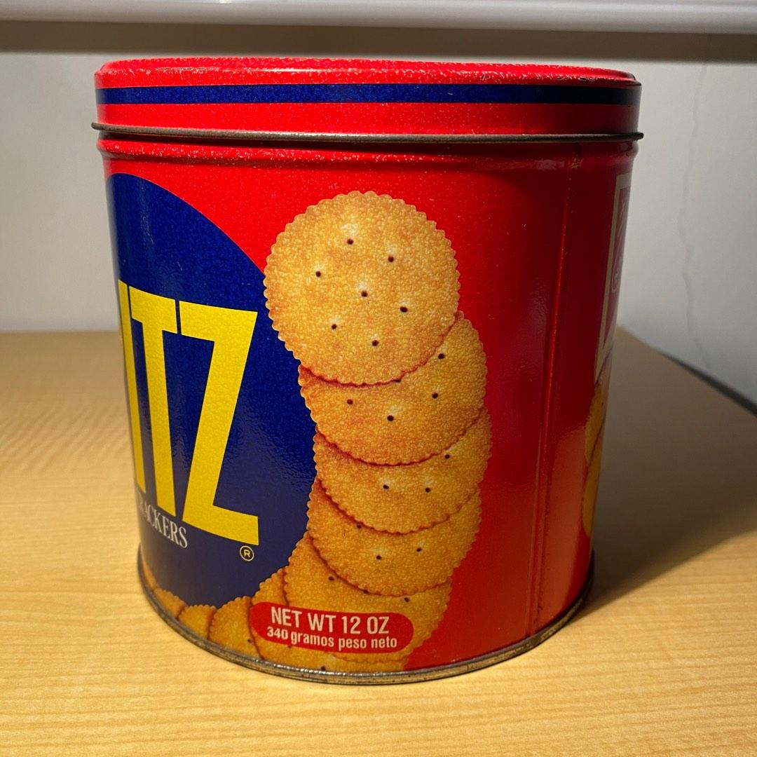 Ritz Nabisco Cracker Keeper Tin Can 12oz Vintage (Category: Food Organization & Storage) located in Davao. Submitted by out.with.the.old (Listing ID 1193345529, Image 2). Description: Condition 7.5/10 Scratches on the sides and some rust but still very vintage looking. R for GS.