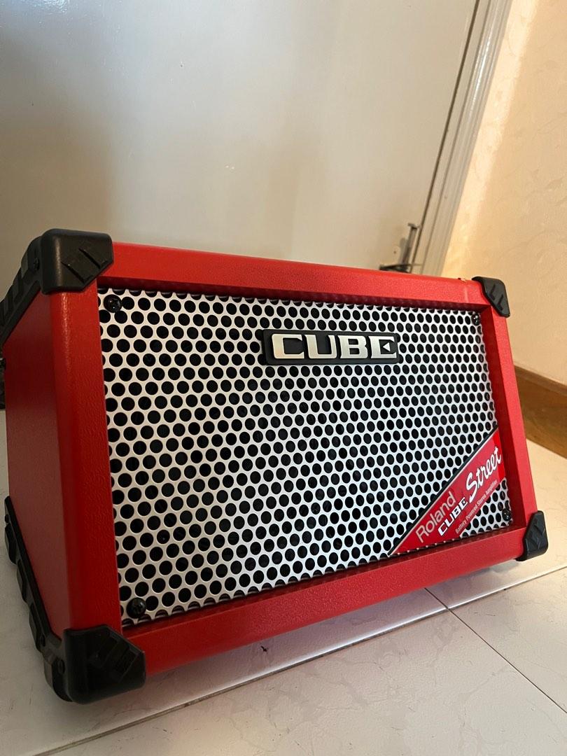 美品】アンプ ROLAND CUBEStreet cube-ST-RA レッド