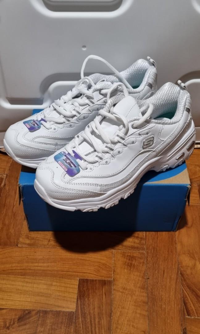 White skechers sales sale