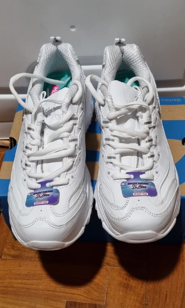 Sale BN Skechers Women Shoes D Lites White US7