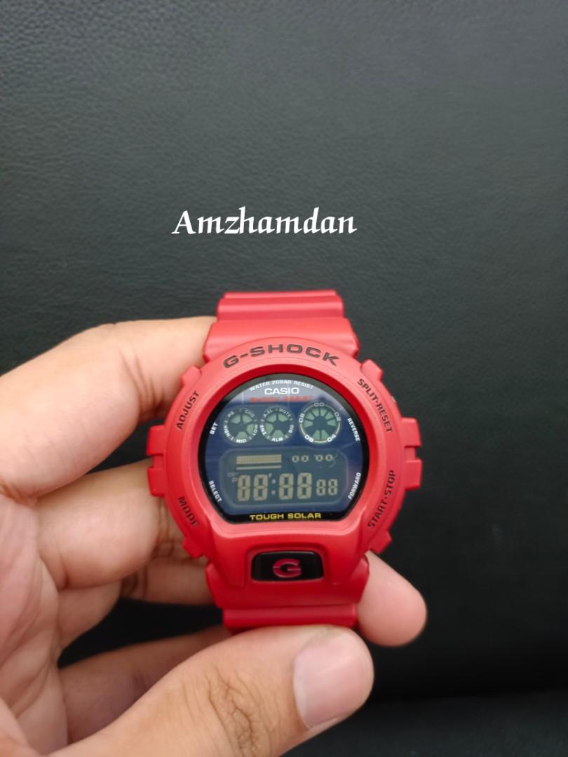 Seehere Kasiclearcollection Gshock G6900 RD4 TOUGH SOLAR custom