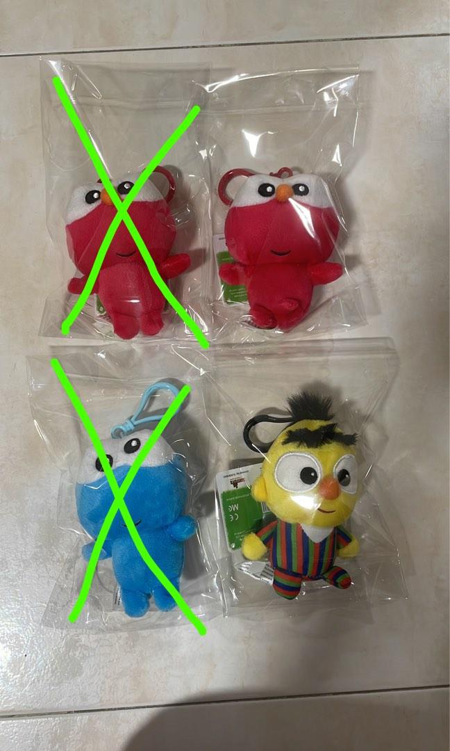 Sesame Street keychain plush (elmo, bert, Cookie Monster), Hobbies