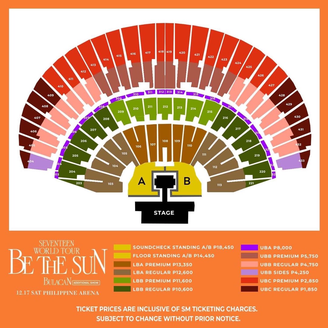 Seventeen Be the Sun Philippine Arena Concert, Tickets & Vouchers