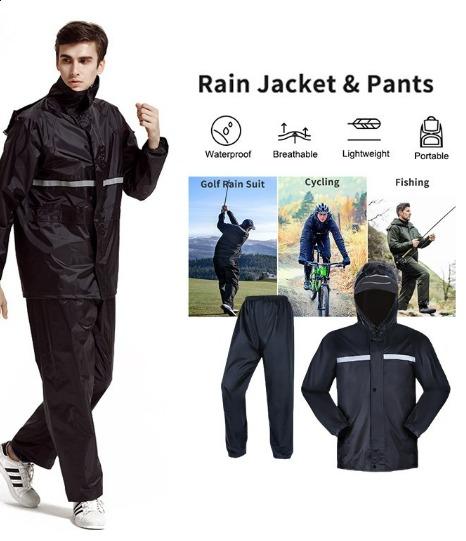Rain coat outlet for bike