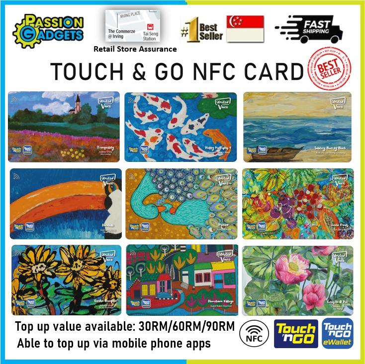 SG STOCK! 2023 Enhanced Touch & Go Card New Design TNG NFC Malaysia (Self  Top up using Mobile phone ewallet apps)