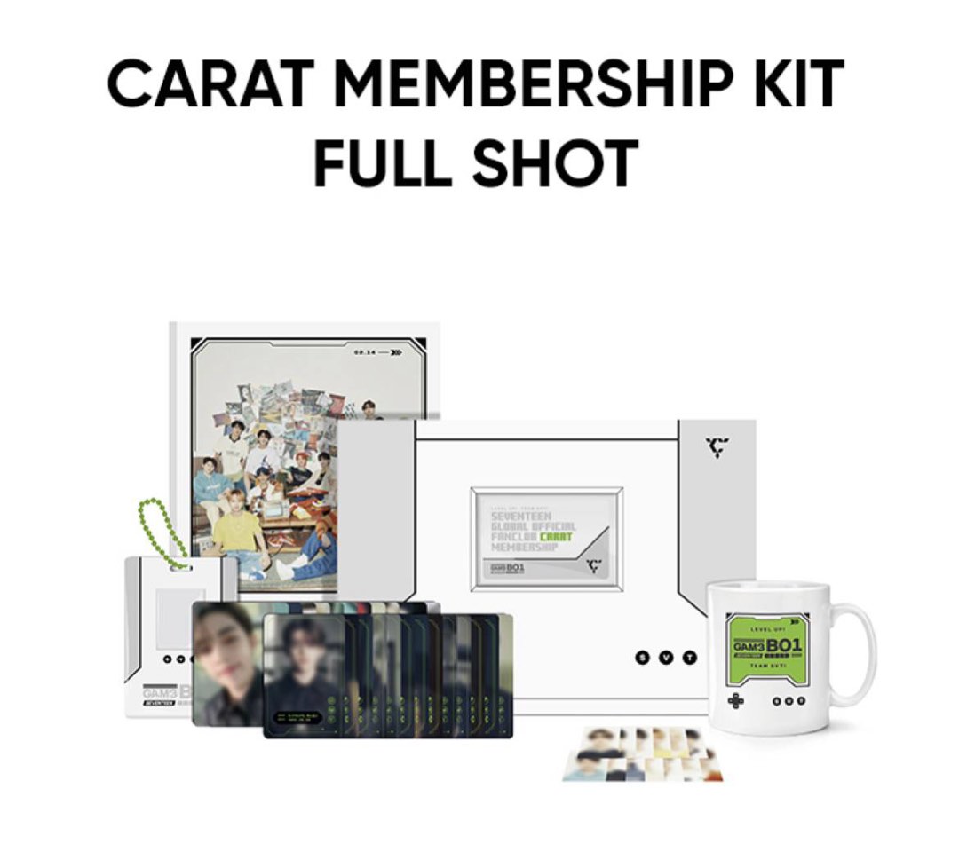 SECURED [Sharing] Carat Membership Kit/SEVENTEEN/SVT, Hobbies & Toys