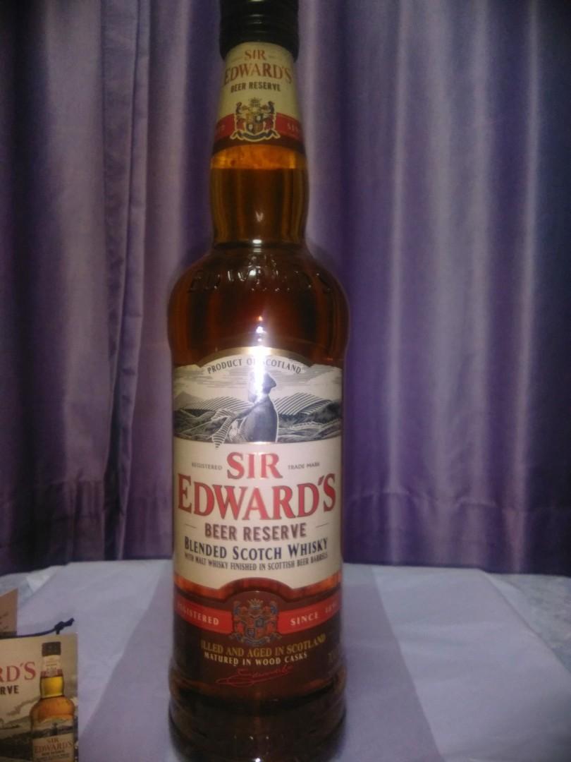 SIR EDWARD'S "BEER RESERVE" BLENDED SCOTCH WHISKY., 嘢食 & 嘢飲, 酒精飲料