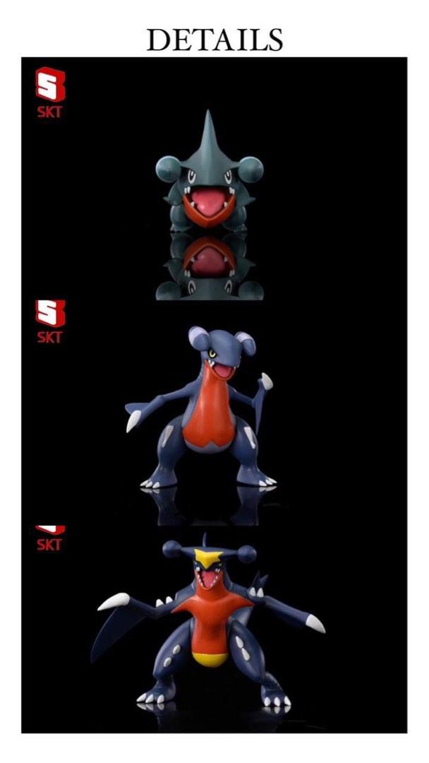 SKT studio Evolution of Gible (Set of 3) Pokemon GK Resin, Hobbies