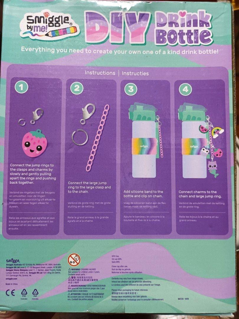 SMIGGLE DIY Drink Bottle, Furniture & Home Living, Kitchenware & Tableware, Water Bottles