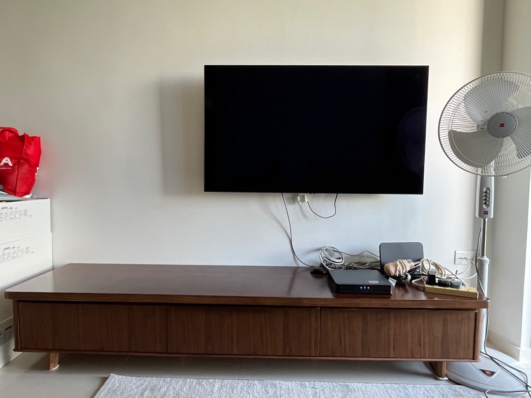 IKEA Solid wood TV console, Furniture & Home Living, Furniture, TV