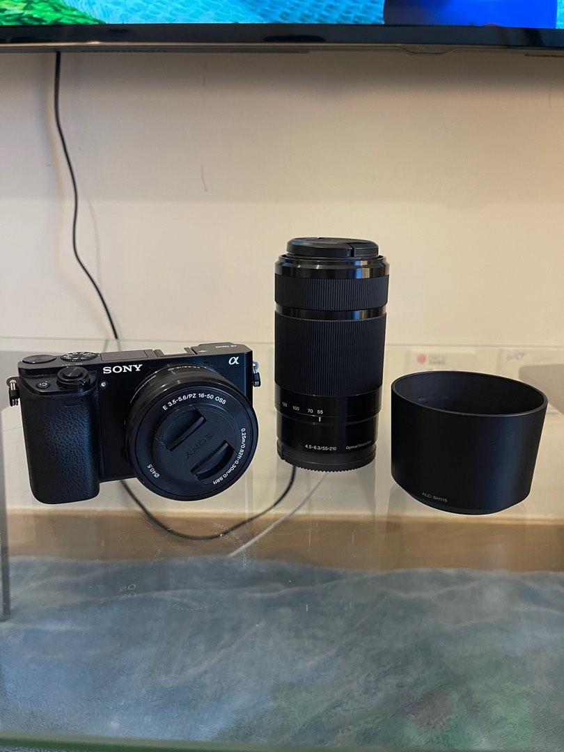 Sony a600 Body + Kit Lens + Zoom Lens, 攝影器材, 相機 Carousell