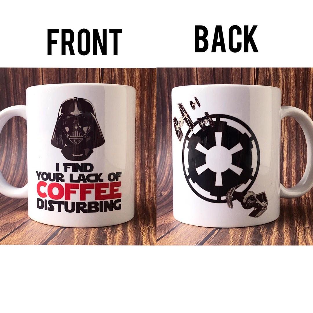 Christmas Starwars Mug L Funny Coffee Cup for Starwars Fans. 