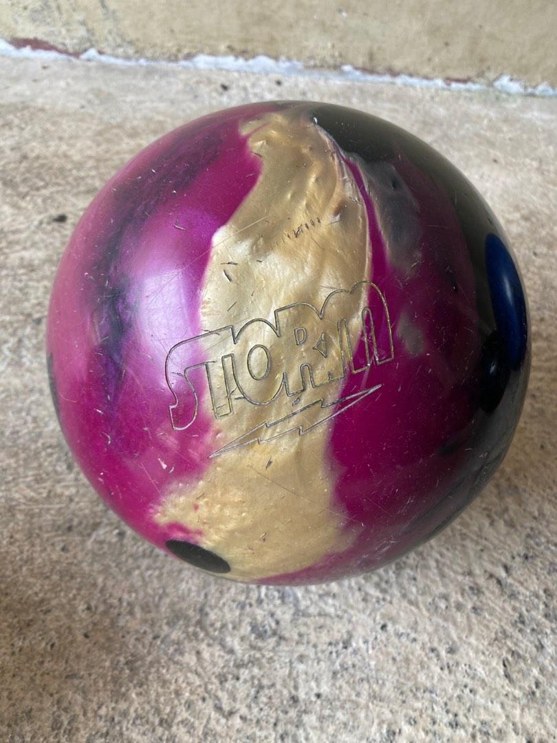 Storm crux asymmetrical reactive bowling ball, Sports Equipment, Sports