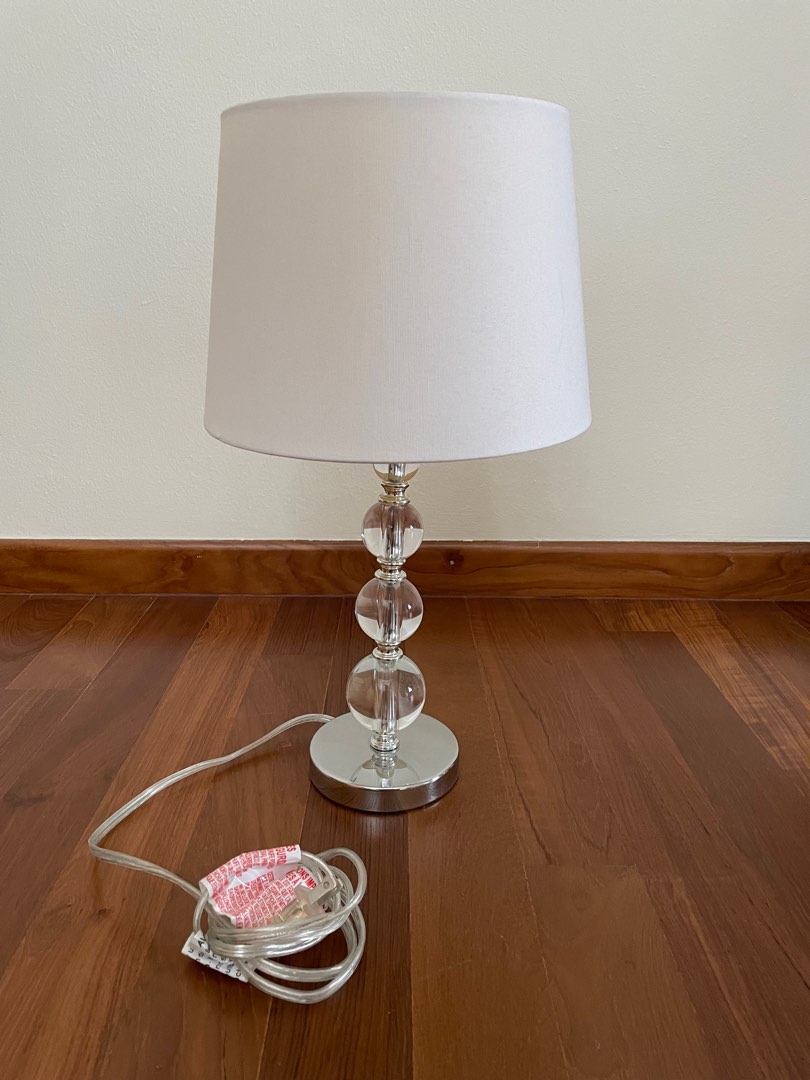 crystal base bedside lamps